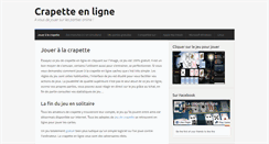 Desktop Screenshot of crapetteenligne.com