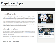 Tablet Screenshot of crapetteenligne.com